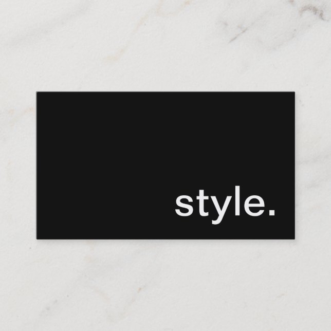 Art-Visitenkarte Visitenkarte (Vorderseite)