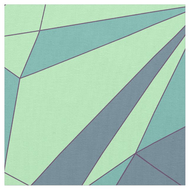 Art von Geometrie - Aqua-Fülle Stoff (Nahaufnahme)