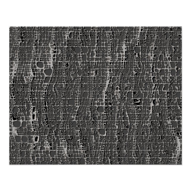 Art von grauem Beton Poster (Vorderseite)