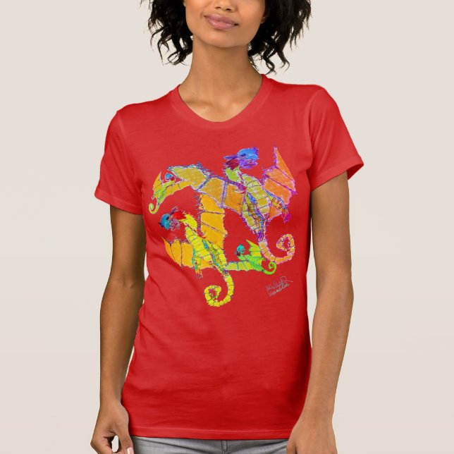 Art von Micheal Raglan Dragon Shirt (Vorderseite)