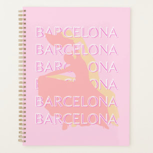 Art Voyage de Barcelone, Espagne Art, Rose, Pastel