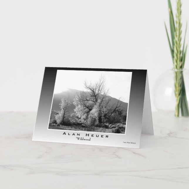 ART WEST Grußkarte - "Wildwood" Karte (Vorderseite)