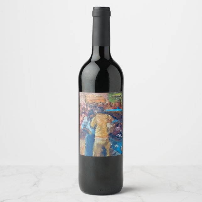 Art Wine Label Weinetikett (Vorderseite)