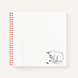 Art Your Brain Out Sketchbook - Kitten & Ladybug Notizbuch