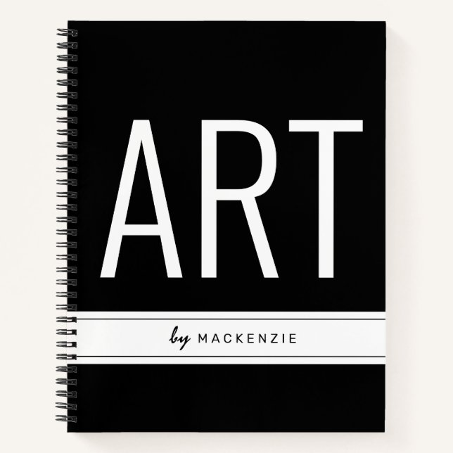 Art Zeichn Buch mit dem Namen Großer Titel (Vorderseite)
