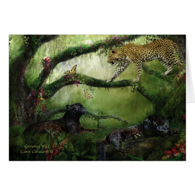 ArtCard sauvage croissant (Devant horizontal)