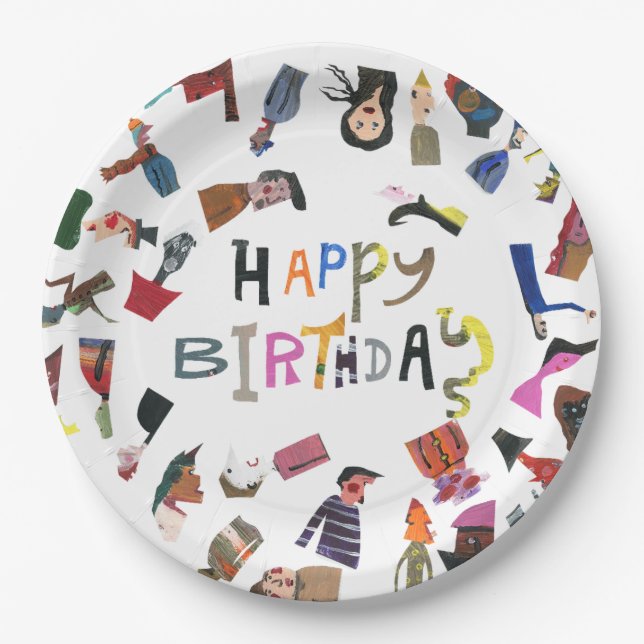 ARTCHER HAPPY BIRTHDAY PAPPTELLER (Vorderseite)