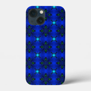 Artdeco Abstrakte Blume und Sterne iPhone 13 Mini Hülle