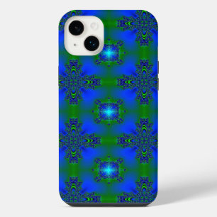 Artdeco Abstrakte Blumen und Sterne iPhone Hülle