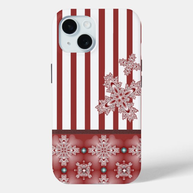 Artdeco-Blume im Retro-Stil Case-Mate iPhone Hülle (Rückseite)