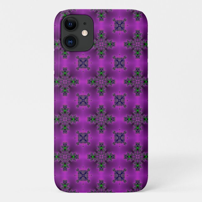 Artdeco-Blume im Retro-Stil Case-Mate iPhone Hülle (Rückseite)