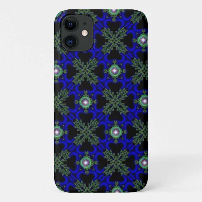 Artdeco-Blume im Retro-Stil Case-Mate iPhone Hülle (Rückseite)