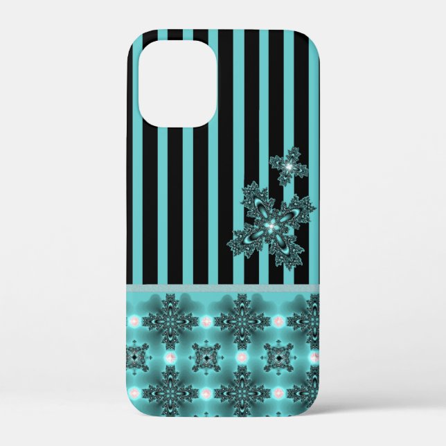 Artdeco-Blume im Retro-Stil Case-Mate iPhone Hülle (Rückseite)