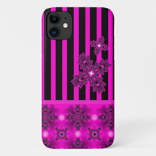 Artdeco-Blume im Retro-Stil Case-Mate iPhone Hülle (Rückseite)