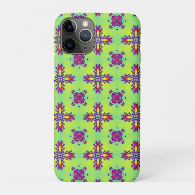 Artdeco-Blume im Retro-Stil Case-Mate iPhone Hülle (Rückseite)