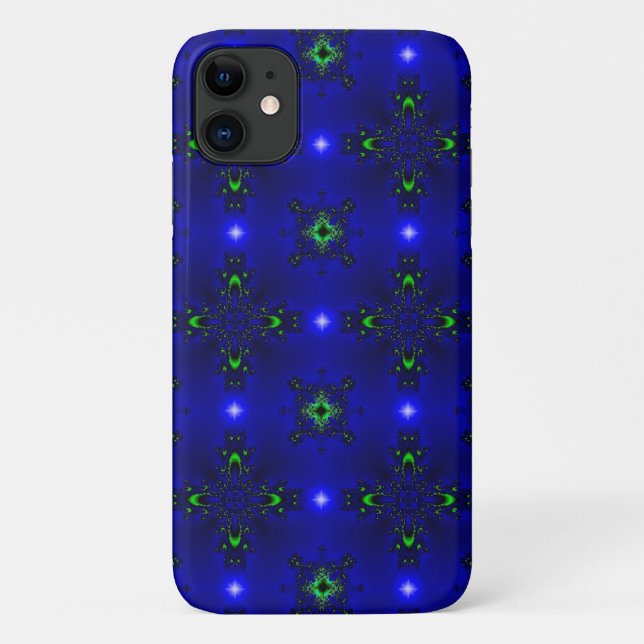 Artdeco-Blume im Retro-Stil Case-Mate iPhone Hülle (Rückseite)