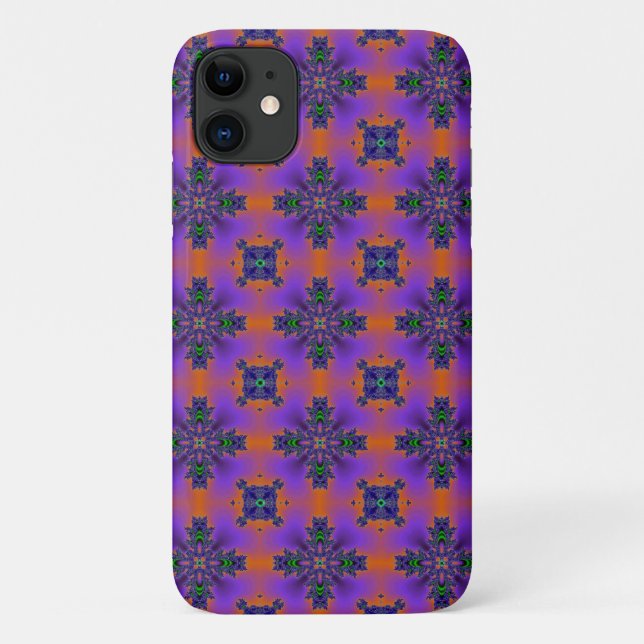 Artdeco-Blume im Retro-Stil Case-Mate iPhone Hülle (Rückseite)