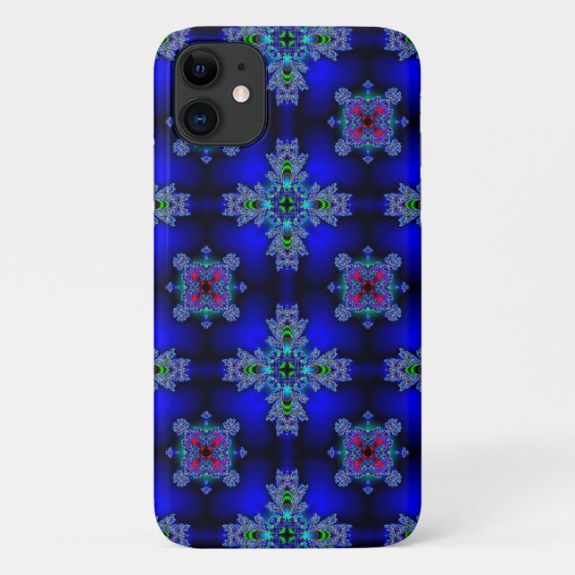 Artdeco-Blume im Retro-Stil Case-Mate iPhone Hülle (Rückseite)