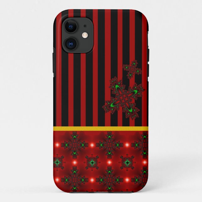 Artdeco-Blume im Retro-Stil Case-Mate iPhone Hülle (Rückseite)