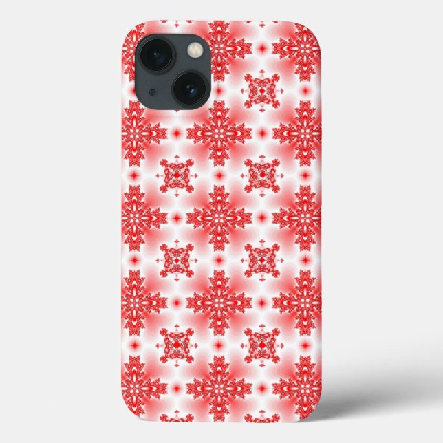 Artdeco-Blume im Retro-Stil Case-Mate iPhone Hülle (Rückseite)
