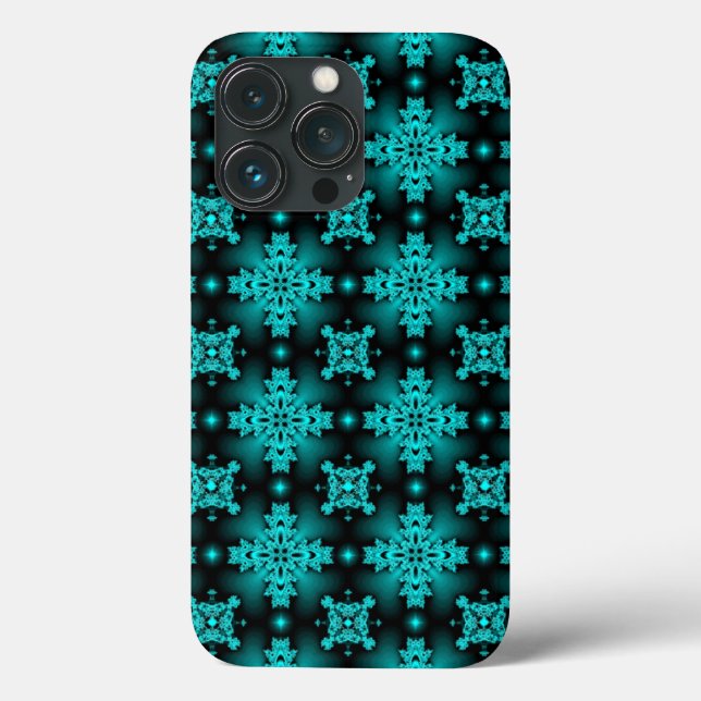 Artdeco-Blume im Retro-Stil Case-Mate iPhone Hülle (Rückseite)