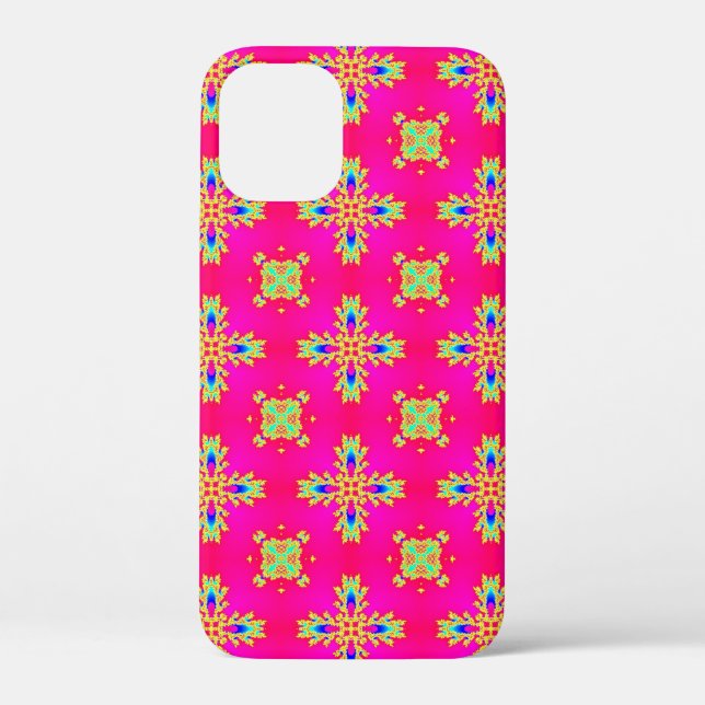 Artdeco-Blume im Retro-Stil Case-Mate iPhone Hülle (Rückseite)