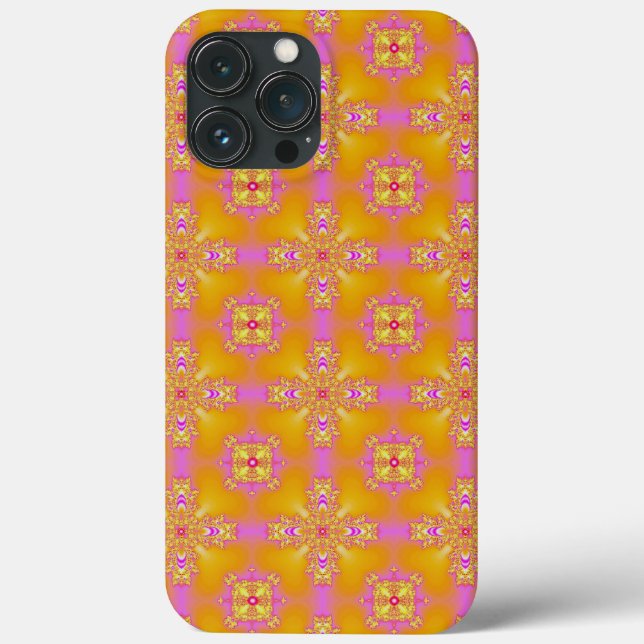 Artdeco-Blume im Retro-Stil Case-Mate iPhone Hülle (Rückseite)