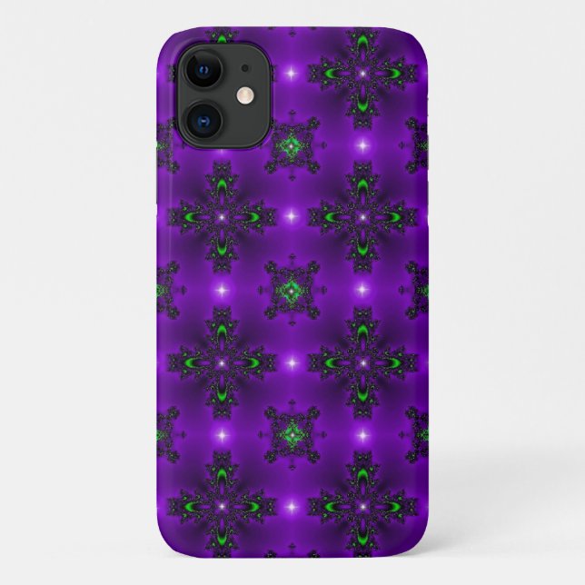 Artdeco-Blume im Retro-Stil Case-Mate iPhone Hülle (Rückseite)