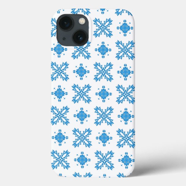 Artdeco-Blume im Retro-Stil Case-Mate iPhone Hülle (Rückseite)