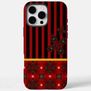Artdeco-Blume im Retro-Stil iPhone 16 Pro Max Hülle