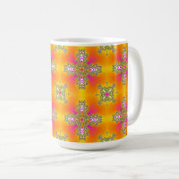 Artdeco-Blume im Retro-Stil