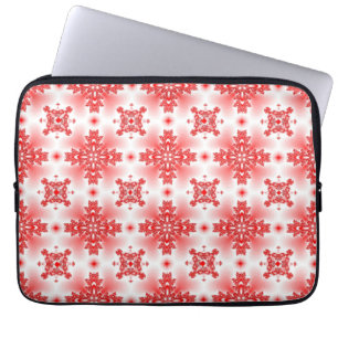Artdeco-Blume im Retro-Stil Laptopschutzhülle
