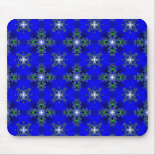 Artdeco-Blume im Retro-Stil Mousepad
