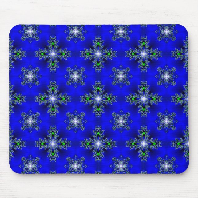 Artdeco-Blume im Retro-Stil Mousepad (Vorne)