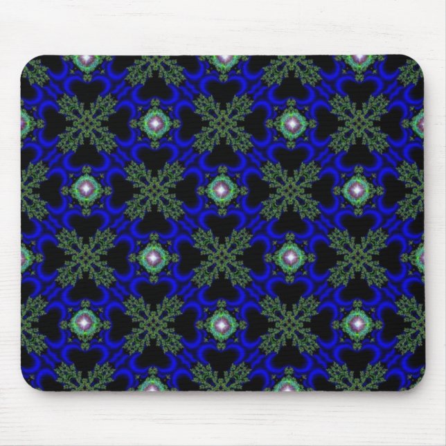 Artdeco-Blume im Retro-Stil Mousepad (Vorne)