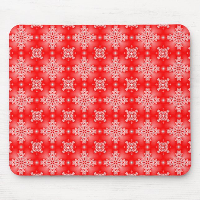 Artdeco-Blume im Retro-Stil Mousepad (Vorne)