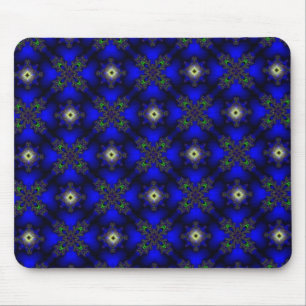 Artdeco-Blume im Retro-Stil Mousepad