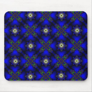 Artdeco-Blume im Retro-Stil Mousepad
