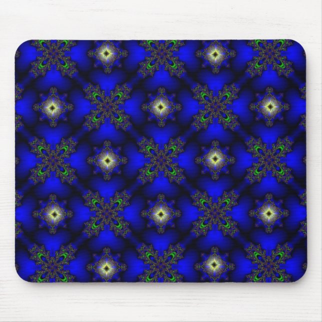Artdeco-Blume im Retro-Stil Mousepad (Vorne)