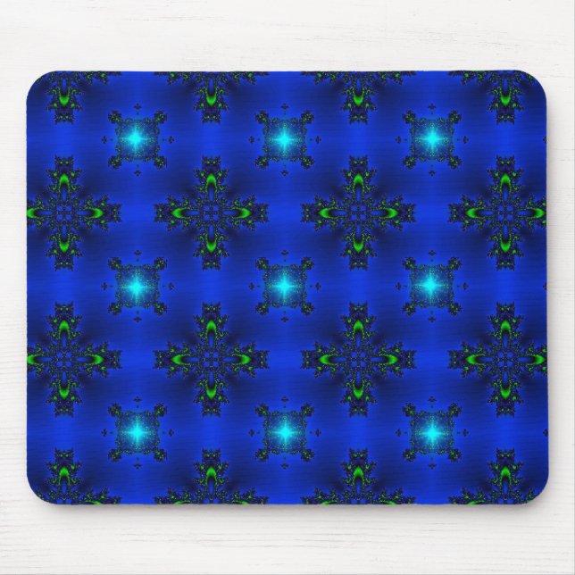 Artdeco-Blume im Retro-Stil Mousepad (Vorne)