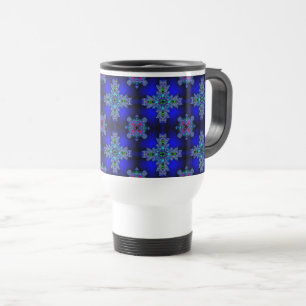 Artdeco-Blume im Retro-Stil Reisebecher