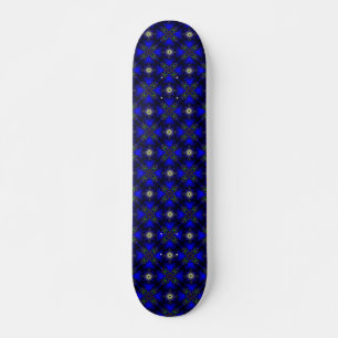 Artdeco-Blume im Retro-Stil Skateboard