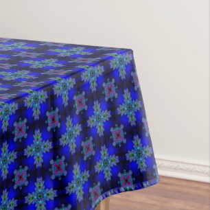 Artdeco-Blume im Retro-Stil Tischdecke