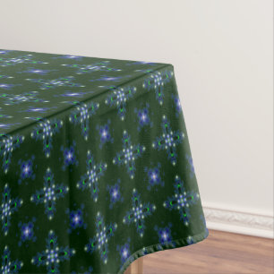 Artdeco-Blume im Retro-Stil Tischdecke