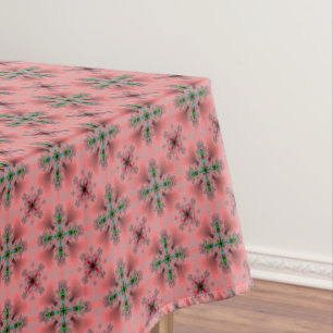 Artdeco-Blume im Retro-Stil Tischdecke