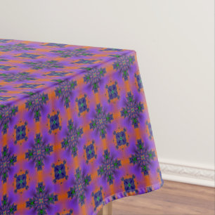 Artdeco-Blume im Retro-Stil Tischdecke