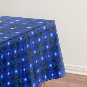 Artdeco-Blume im Retro-Stil Tischdecke