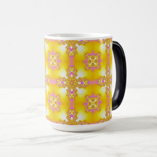 Artdeco-Blume im Retro-Stil Verwandlungstasse
