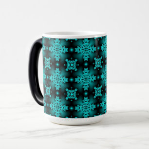 Artdeco-Blume im Retro-Stil Verwandlungstasse