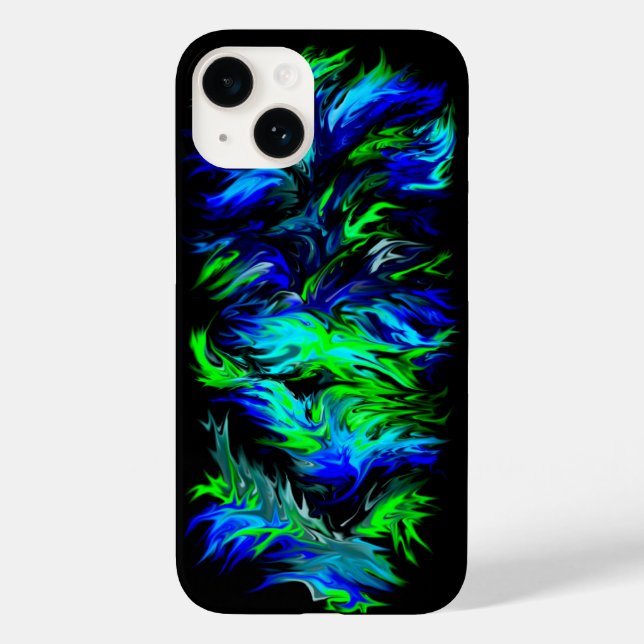 Artdeco im Rainbow-Stil Case-Mate iPhone 14 Hülle (Rückseite)